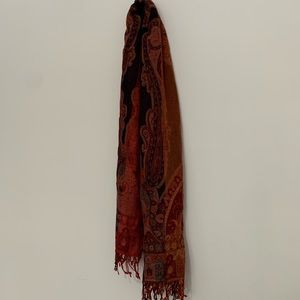Rich colored pashmina scarf